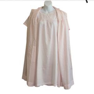 Vintage Katz Pink 2pc Shift Nightgown and Robe/House-Coat Set EUC Medium